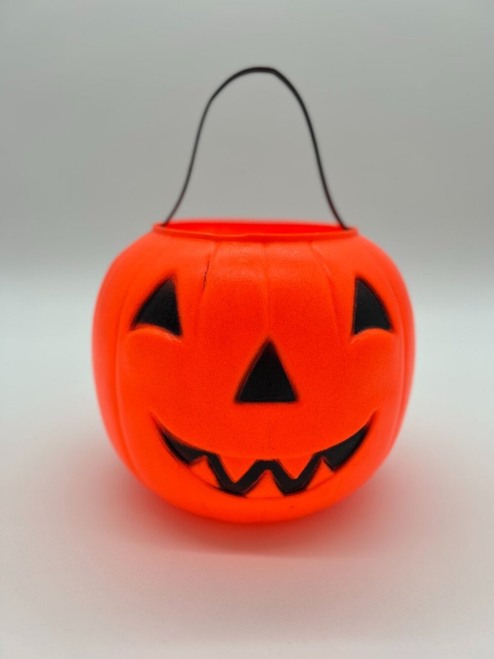 VTG Empire Blow Mold Jack O’Lantern Candy Bucket Pumpkin TrickOrTreat Pail 1980